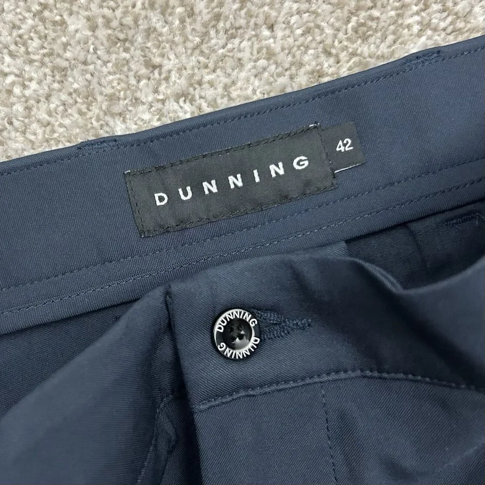 Dunning Golf Performance Shorts‎ Flat Front Men's Size 42 Blue READ